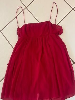 Lucy in the Sky Red Mini Dress